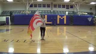 Flag Basics  Lake Mills Color Guard [upl. by Bushweller794]