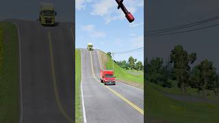 Dump trucks vs giant hammer part777 shortvideo beamngdrive shorts india truck usa [upl. by Eizzik]