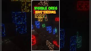 Visible Ores Best Texture Pack for Minecraft minecraft texturaquemostrapratodos textura [upl. by Lavud350]