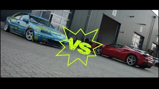 Citroen Xantia VS Ferrari Slalom Test [upl. by Larry107]