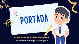 ¿Cómo elaborar la portada de mi informe estadístico [upl. by Caneghem478]