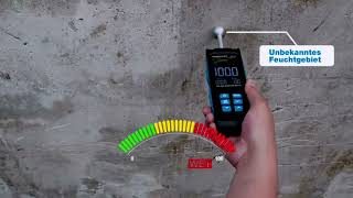 Feuchtigkeitsmessgerät，DURFICST Feuchtigkeitsmesser mit FarbLCD und Akustischem Alarm [upl. by Melloney]