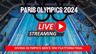 Diving Olympics Mens 10m Platform Final  Paris Olympics 2024 [upl. by Ahsilat]