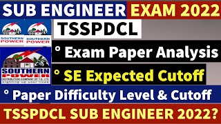 Ts spdcl Sub Engineer cutoff marks 2022  Tsspdcl SE Cutoff 2022 tsspdcl SE cut off TSSPDCLSE [upl. by Nautna]