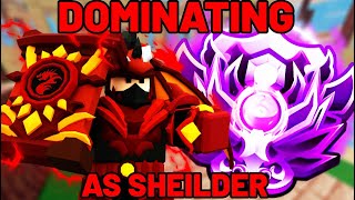 DOMINATING Rank AS INFERNAL SHEILDERRoblox Bedwars [upl. by Yruok206]