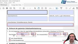 Anzeige Kurzarbeitergeld  wie ausfüllen  Steuerstundung beantragen Folge 1 vom coronaupdate [upl. by Eizzil]