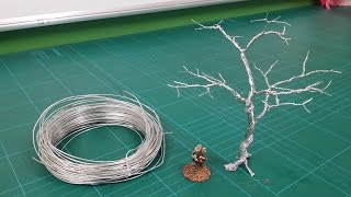 Realistic Scenic Trees  Wire Armatures Twist technique [upl. by Aremat803]