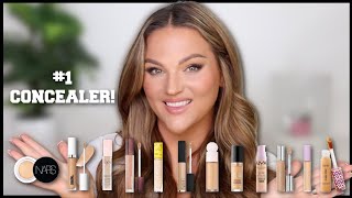 RANKING EVERY POPULAR CONCEALER TOP 10 BEST CONCEALERS [upl. by Nnylf]