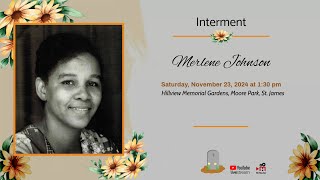 Interment Service for Merlene Johnson [upl. by Aven]