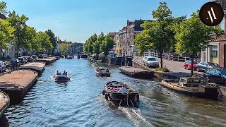 Walking Through the Historic Center of Leiden Netherlands 4K [upl. by Jehial]