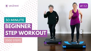 30 minute Easy Basic Step Aerobics for Beginners Seniors [upl. by Oloapnaig]