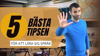 5 BÄSTA TIPSEN för att lära sig SPRÅK [upl. by Colbert]