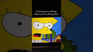 🥹 Awe lisa thesimpsons simpsons woman women womansrights project2025 2024election [upl. by Kilgore]