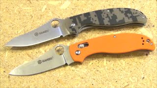 Ganzo G733 and G734 Folding Knives Stretching Your Value [upl. by Godding]