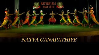 Natya Ganapathiye  Natyanjali Dance Academy [upl. by Hsirrehc]