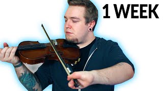 Otu Violin  1 Week Progress [upl. by Bent272]