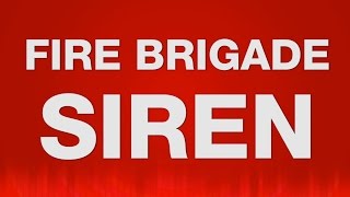 Fire Brigade Siren SOUND EFFECT  Feuerwehr Sirene SOUNDS [upl. by Threlkeld]