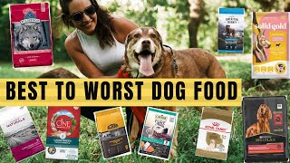 Best To Worst Dog FOOD Ranking Dog food brands Premium dog food to Affordable dog food GENERAL [upl. by Abijah860]