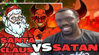 Santa vs Satan  RAP BATTLE  ft Chase Beck REACTION [upl. by Ahsiner]