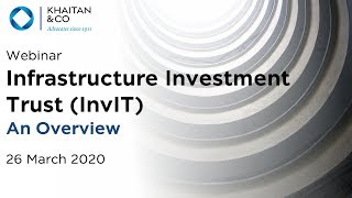 Khaitan amp Co Webinar  Infrastructure Investment Trusts InvITs  An Overview [upl. by Tufts]