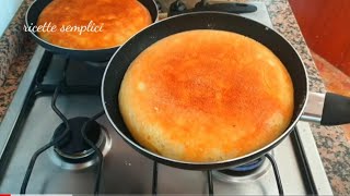 pane liquido in padella🤔 in 5 minuti senza impasto‼ incredibilmente buono [upl. by Jacobine]