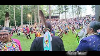 Grand Entry Time  56th Annual Menominee Nation Contest Pw 2024 [upl. by Kalb963]