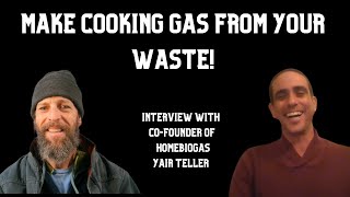 Home Biogas for cooking and fertilizer  Interview w CEO Yair Teller  Regenerative Living Podcast [upl. by Negrom707]