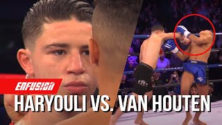 Haryouli DOMINATES The Fight  Nabil Haryouli vs Joey van Houten  Enfusion Kickboxing Talents [upl. by Frankhouse]