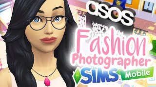 NEW FASHION PHOTOGRAPHY CAREER  The Sims Mobile Tutorial [upl. by Lani328]