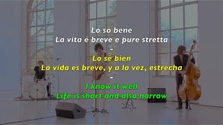 Vivo Andrea Laszlo De Simone TestoLetraLyrics ItalianoEspañolEnglish [upl. by Heringer]