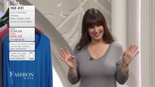 Catherine Huntley Busty Grey Dress QVC UK 170218 [upl. by Adkins]