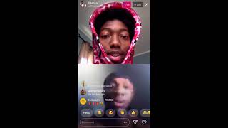 LIL TECCA LIVE STREAMING WITH AMANLIKEJOSEPH [upl. by Natek]