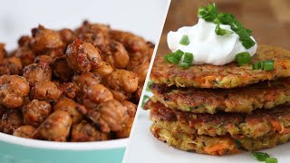 7 Healthy Recipes For GuiltFree Snacking • Tasty [upl. by Nohshan]