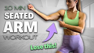 10 Min SEATED Arm Workout for Beginners [upl. by Tiebout]