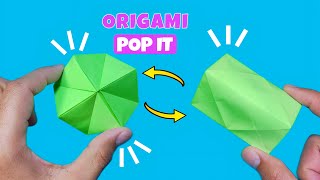 easy origami pop it fidgets  how to make paper diy fidgets [upl. by Atires549]