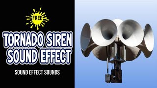 Tornado Siren Sound Effect [upl. by Morissa]