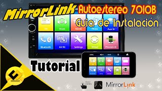 Mirrorlink 7010B Android Instalacion [upl. by Aynod809]