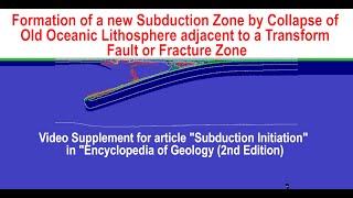 Formation of a New Subduction Zone by Lithospheric Collapse Next to a Fracture Zone [upl. by Enovi]