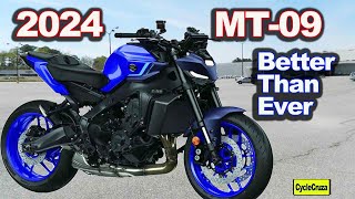 NEW 2024 Yamaha MT09 Review  Better Than Ever [upl. by Baptist]