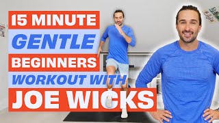 15 Minute GENTLE BEGINNERS Workout  Joe Wicks Workouts [upl. by Hasan]