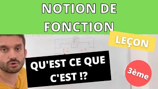 Notion de fonction  La leçon 3ème [upl. by Ainahpets]