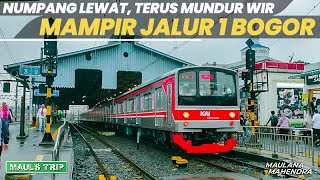 Awas KRL Nebeng Lewat Jalur 1 Stasiun Bogor Penumpang Jangan Salah Jalur [upl. by Oiramaj]