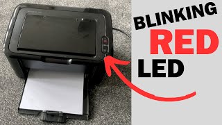 How To Fix Blinking Red Light on Samsung Laser Printer  Easy Fix [upl. by Vlad]