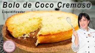 BOLO DE COCO CREMOSO DE LIQUIDIFICADOR •06 [upl. by Nnaeirelav30]