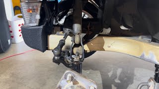 2009 Club Car Precedent  Replacing the Front Suspension Bushings [upl. by Eimas98]