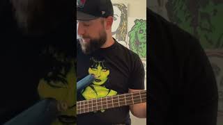 String Through vs Bridge Bass Setup bass guitar gear setup strings bassgear music musician [upl. by Ahsirtal469]