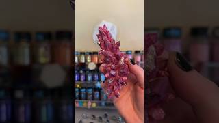 Lets make resin crystal cluster shorts diy resincrystal trending youtubeshorts viralvideo [upl. by Ilse]