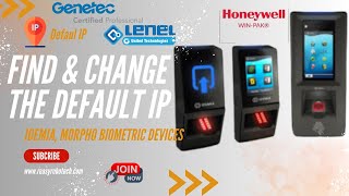 Discover amp Modify Default IP Address on Ideima Biometric Device 🔒  idemia morpho biometric [upl. by Ilarrold]