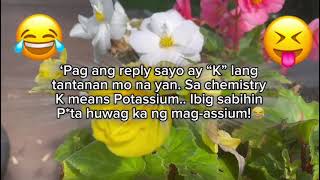 Tagalog joke quotes  funny quotes [upl. by Ardnoel]