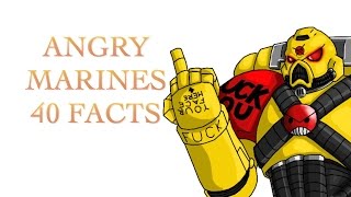 40 Facts and Lore about the Angry Marines Warhammer 40k [upl. by Akapol]